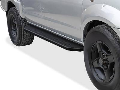 APS - APS H-Series Running Boards Black for 99-04 Nissan Frontier Crew IB14RBB5H