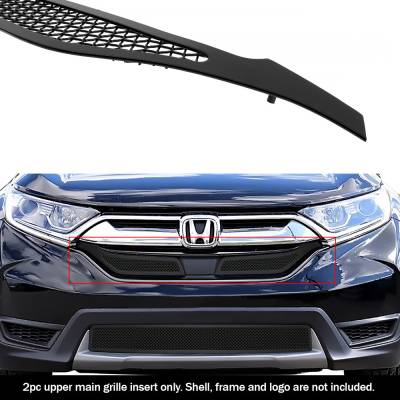 APS - APS Wire Mesh Grille Black 17-19 Honda CR-V GR08GFD22H