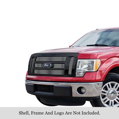 APS - APS Stainless Billet Grille-Polish 09-12 F150 King Ranch/Lariat GR06FFG88S
