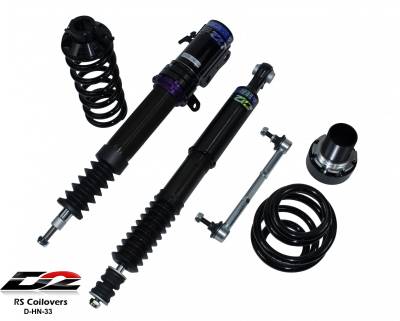 D2 Racing - D2 Racing D-HN-33 RS Coilovers 07+ Honda Fit 2010+ Honda CRZ