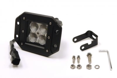 Southern Truck - Southern Truck 79913 3.0 x 3.0" 16W Square Flush Mount LED Light Spot Beam 1440