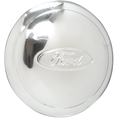 Wheel Vintiques - Wheel Vintiques 2003 5.75" 34 Ford Script Stainless Cap