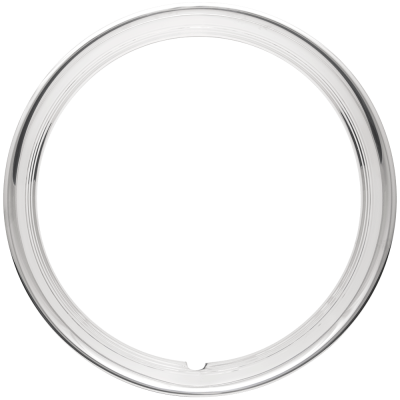 Wheel Vintiques - Wheel Vintiques 3006-14-1 14" Trim Ring 1.5" Ribbed SS
