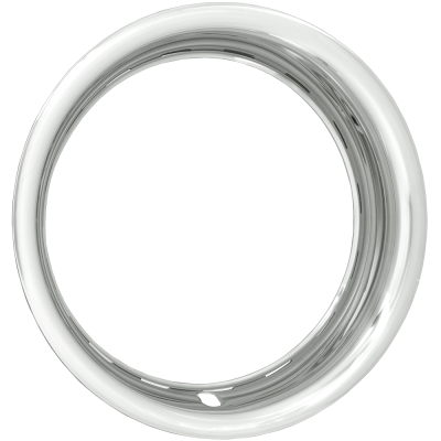 Wheel Vintiques - Wheel Vintiques 3002-1 Stainless Steel 15" OEM Style 3" Round Trim Ring