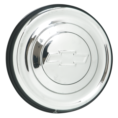 Wheel Vintiques - Wheel Vintiques 2060 8.25" 52 Chevy Bowtie Stainless Cap