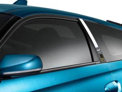 Quality Automotive Accessories - QAA PP11213 2Pc Stainless Steel Pillar Trim for 2011-2016 Honda CR-Z