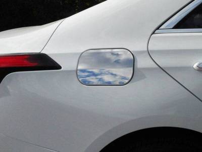 Quality Automotive Accessories - QAA GC60245 1Pc Stainless Gas Cap Door Trim for 2020-2025 Cadillac CT4