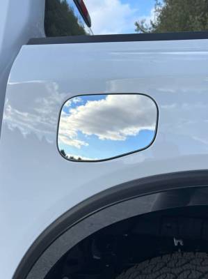 Quality Automotive Accessories - QAA GC64345 1Pc Stainless Gas Cap Door Trim for 2024-2025 Ford Ranger