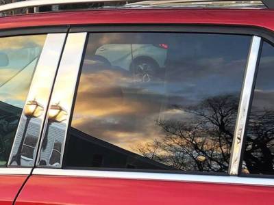 Quality Automotive Accessories - QAA PP12066 6Pc Stainless Steel Pillar Trim for 2016-2019 Mercedes GLE