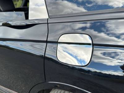 Quality Automotive Accessories - QAA GC74660 1Pc Stainless Gas Cap Door Trim for 2024-2025 Lincoln Nautilus