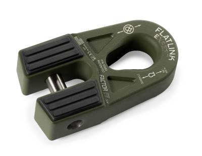 Factor 55 - Factor 55 00080-14 FLATLINK " E" EXPERT WINCH SHACKLE MOUNT OD GREEN