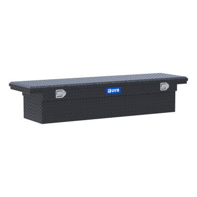 UWS - UWS EC50002 Matte Black Aluminum 72" Truck Tool Box w/Low Profile Heavy Packagin