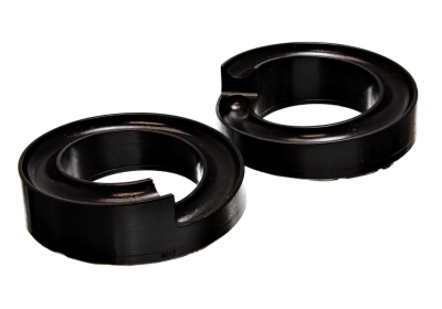 Energy Suspension - Energy Suspension 3.6115G Coil Spring Isolator Set Rear Polyurethane Black