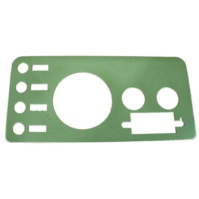 Rugged Ridge - Rugged Ridge 11124.01 Gauge Cover Stainless Steel for Jeep CJ