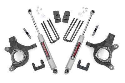 Rough Country Suspension Systems - Rough Country 5" Suspension Lift Kit 07-13 Silverado/Sierra 1500 RWD 10830
