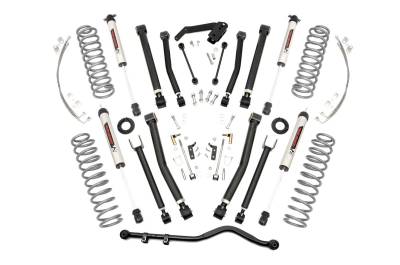 Rough Country Suspension Systems - Rough Country 67370 4" Suspension Lift Kit for 07-18 Jeep Wrangler JK 2DR 4WD