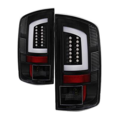 Spyder Auto - Spyder Auto 5084118 Black LED Light Bar Taillights for Ram Trucks