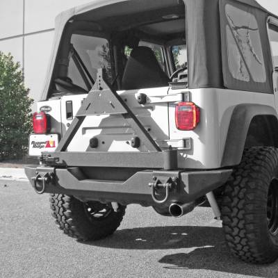 Rugged Ridge - Rugged Ridge 11546.42 Tire Carrier for XHD Rear Bumper 76-06 Jeep CJ/YJ/TJ