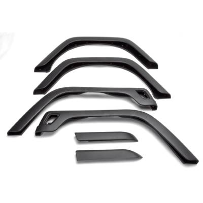 Rugged Ridge - Rugged Ridge 11603.11 6-Piece Fender Flare Kit for Jeep Wrangler