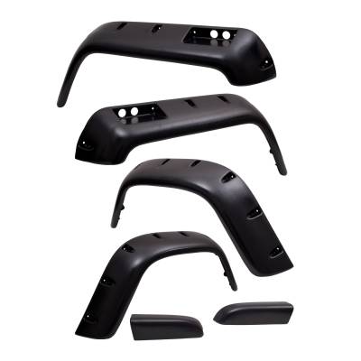 Rugged Ridge - Rugged Ridge 11632.10 All Terrain Fender Flare Kit for Jeep Wrangler