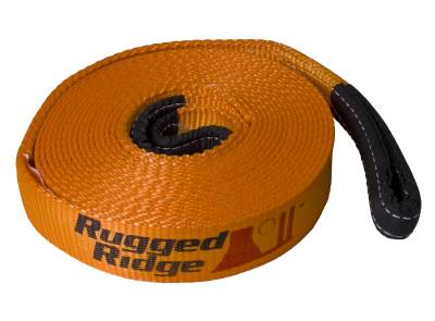 Rugged Ridge - Rugged Ridge 15104.04 ATV/UTV Recovery Strap 1" x 15 Feet
