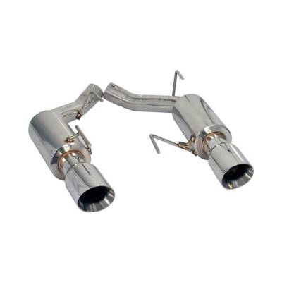 FlowTech - Flowtech 12136FLT Axle-Back Exhaust System for 05-10 Ford Mustang