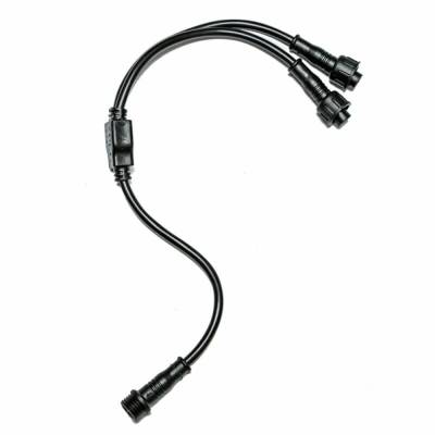 5150 Whips - 5150 Whips 187 3-Pin Y-Splitter Cable