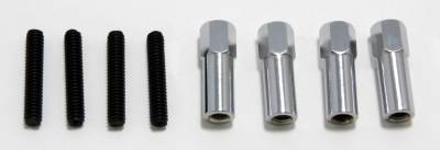 Trans-Dapt Performance - Trans-Dapt 9329 Chrome Valve Cover Hex Head Nuts 1/4" -20 x 1-3/8" HEX STUD