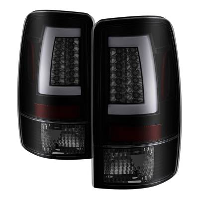 Spyder Auto - Spyder Auto 5084156 Black LED Light Bar Taillight for 00-06 Tahoe/Suburban/Yukon