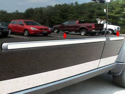 Quality Automotive Accessories - QAA TH47941 Stainless Rocker Panel Trim 4Pc for 07-11 Dodge Nitro