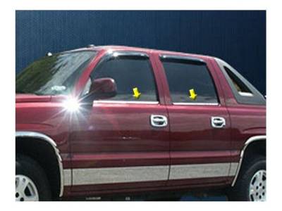 Quality Automotive Accessories - Quality Automotive WS40198 Window Sill Accent Kit 02-06 Chevrolet Avalanche