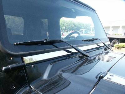 Quality Automotive Accessories - Quality Automotive WT45090 Windshield Trim Kit for Jeep Wrangler