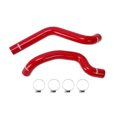 Mishimoto - Mishimoto MMHOSE-WR6-07RD Silicone Radiator Hose Kit for 07-11 Jeep Wrangler JK