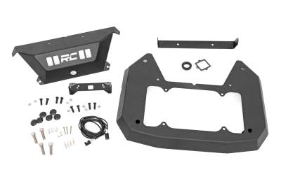 Rough Country Suspension Systems - Rough Country Spare Tire Carrier Delete Kit Black for Jeep Wrangler JL 10560