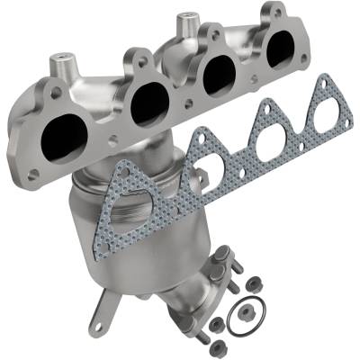 MagnaFlow Exhaust Products - MagnaFlow 452029 California Manifold Catalytic Converter One-Piece 14.125" L