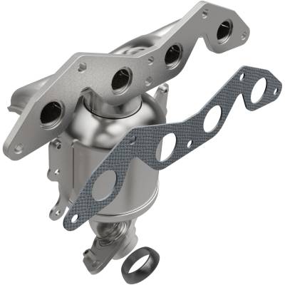 MagnaFlow Exhaust Products - MagnaFlow 452030 California CARB Manifold Catalytic Converter for 01-05 Civic