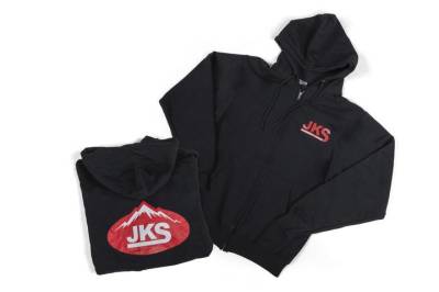 JKS - JKS Manufacturing JKSAPP140BLKXL Zip-Up Hoodie XL Black