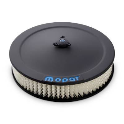 Proform - ProForm 440-752 Air Cleaner Kit 14" Diameter Black Crinkle Blue MOPAR Emblem