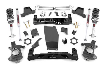 Rough Country Suspension Systems - Rough Country 6" Suspension Lift Kit 14-18 Silverado/Sierra 1500 4WD 22641