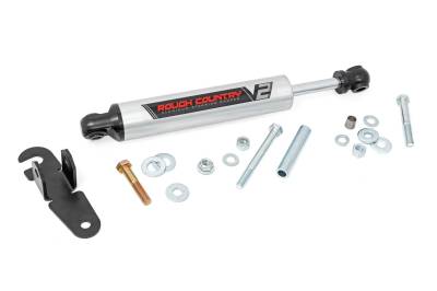 Rough Country Suspension Systems - Rough Country 730170 0-7" Lift N3 Steering Stabilizer for 16-25 Silverado/Sierra