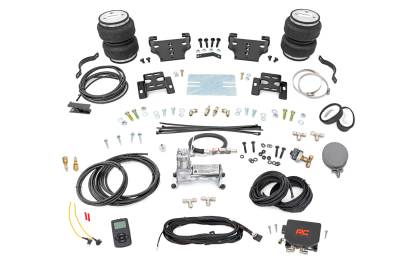 Rough Country Suspension Systems - Rough Country Rear Air Spring Kit w/Compressor 01-10 Silverado/Sierra HD 10006WC