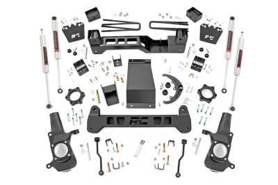 Rough Country Suspension Systems - Rough Country 6" Suspension Lift Kit 01-10 Silverado/Sierra HD 4WD 29740