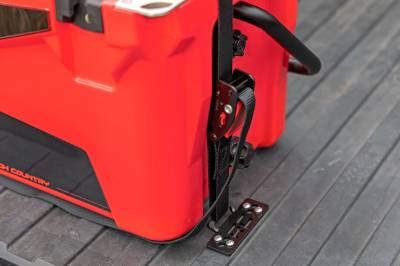 Rough Country Suspension Systems - Rough Country Cam Lock Cooler Tie Down Strap Kit Black 117710