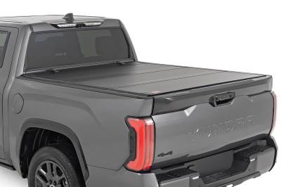 Rough Country Suspension Systems - Rough Country Hard Tri-Fold Tonneau Cover for 22-25 Toyota Tundra 5.7' 49514551