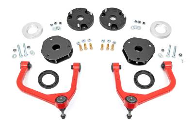 Rough Country Suspension Systems - Rough Country 11400RED 3.5" Suspension Lift Kit for 21-26 GM 1500 SUV 4WD