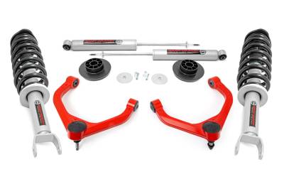 Rough Country Suspension Systems - Rough Country 31431RED 3.5" Suspension Lift Kit for 19-24 Ram 1500