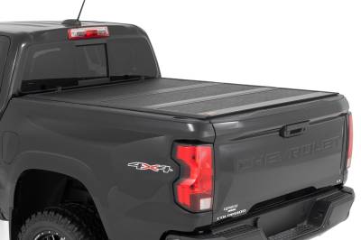 Rough Country Suspension Systems - Rough Country Lo-Pro Hard Folding Tonneau Cover Colorado/Canyon 5' 47120500B