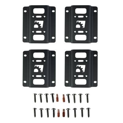 BuiltRight Industries - BuiltRight Industries 104104 Boxlink Replacement Mounting Plates 4Pc Kit