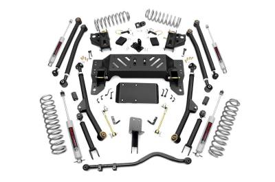 Rough Country Suspension Systems - Rough Country 90222 4" Suspension Lift Kit for 93-98 Jeep Grand Cherokee ZJ 4WD