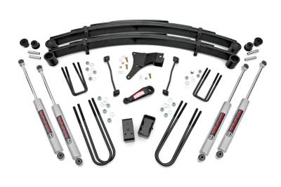 Rough Country Suspension Systems - Rough Country 49330 6" Suspension Lift Kit for 99 Super Duty V10/Diesel 4WD